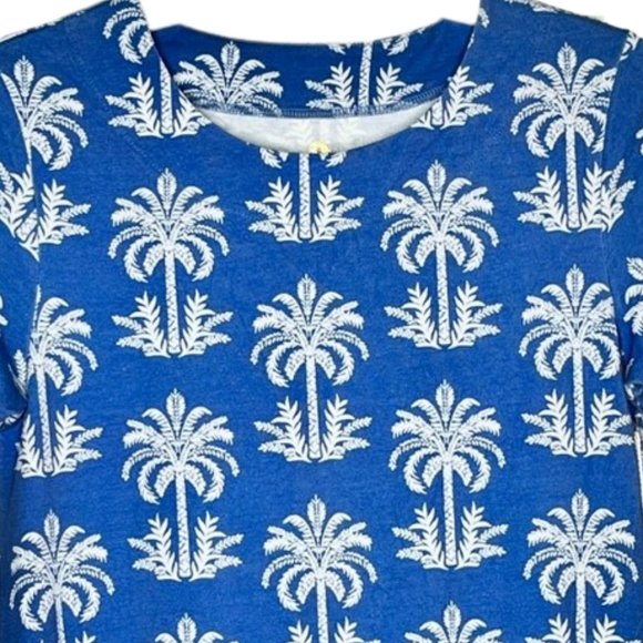 Spartina 449 Island Fringe Dress Blue Oyster Sheath - XS - Picture 4 of 12